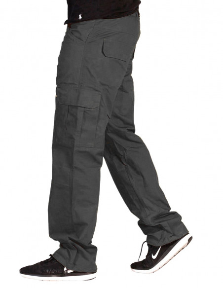 BSAT Regular Fit Combat Cargo Pants Grey