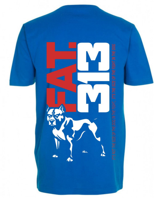 Fight T-Shirt Blue by FAT313