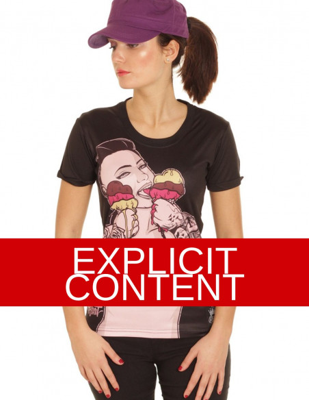 BSAT Ice Tee Pink BlackNPink