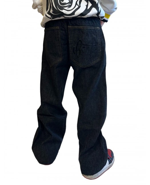 Compton Jeans BlackNGold Baggy by BSAT