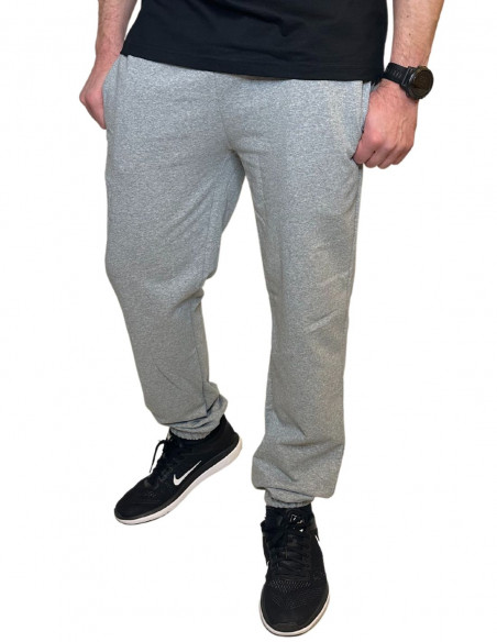 All Heather Grey Basic Sweatpants