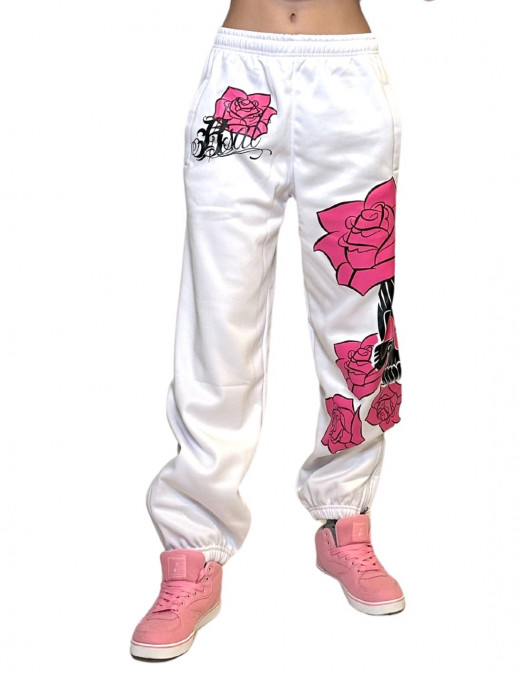 Skull Rose Sweatpants by BSAT