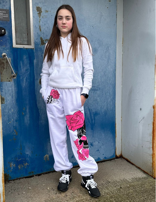 Skull Rose Sweatpants by BSAT