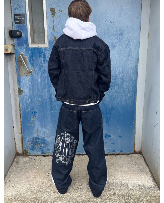 Rude Players Crew Baggy Jeans Indigo...
