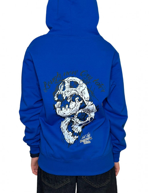 Lough Now Cry Later Hoodie Royal Blue...