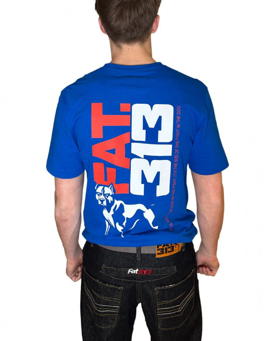 Fight T-Shirt Blue by FAT313