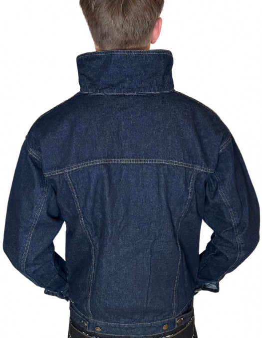 90S Denim Jacket Indigo Blue by BSAT