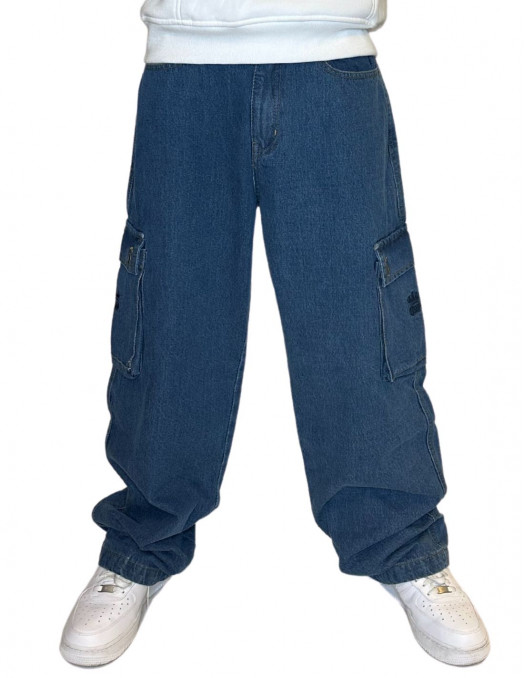 BSAT Cargo Denim Light Blue Jeans...