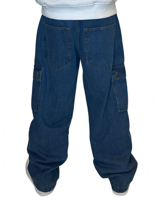 BSAT Cargo Denim Light Blue Jeans...