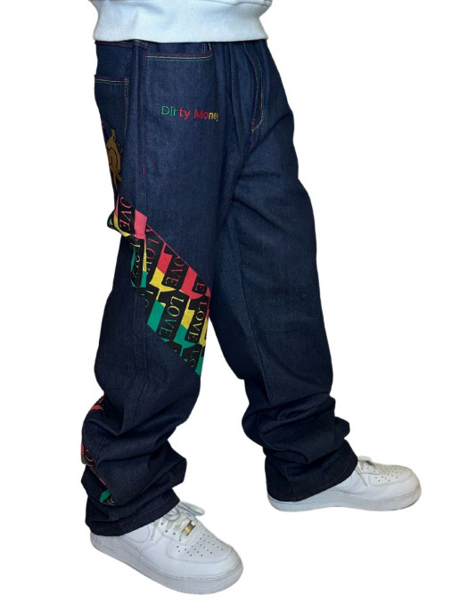 Dirty Money One Love Rasta Baggy...