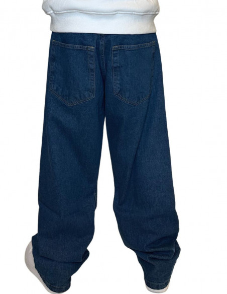 BSAT Eyes Jeans Baggy Blue