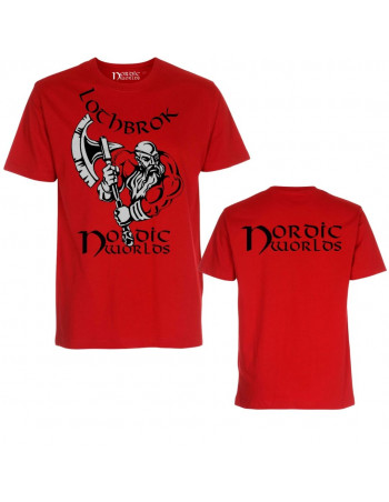 Lotbrok Red T-Shirt by Nordic Nation
