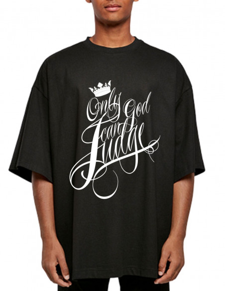 BSAT CPH X Baggy Only God Can Judge T-Shirt Black