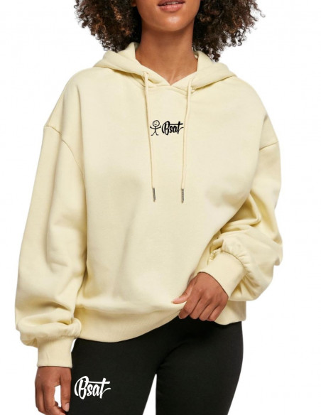 Stickman Hoodie Soft Yellow by BSAT