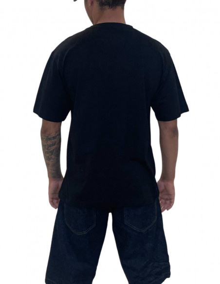 RP CREW baggy Organic Cotton T-Shirt BlackNGold by BSAT