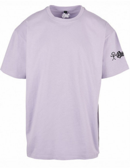 Stickman Baggy T-Shirt Light Purple by BSAT