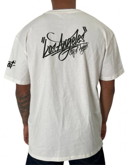 BSAT Urban Baggy T-Shirt Los Angeles White