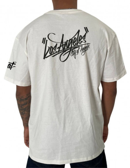 BSAT Urban Baggy T-Shirt Los Angeles White