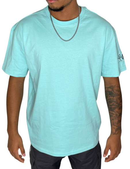 Stickman Baggy T-Shirt Light Sky blue by BSAT