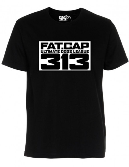 FATCAP Emblem T-Shirt Black by FAt313
