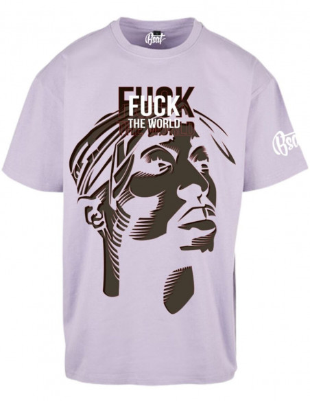 BSAT Tupac T-Shirt Light Dusty Purple