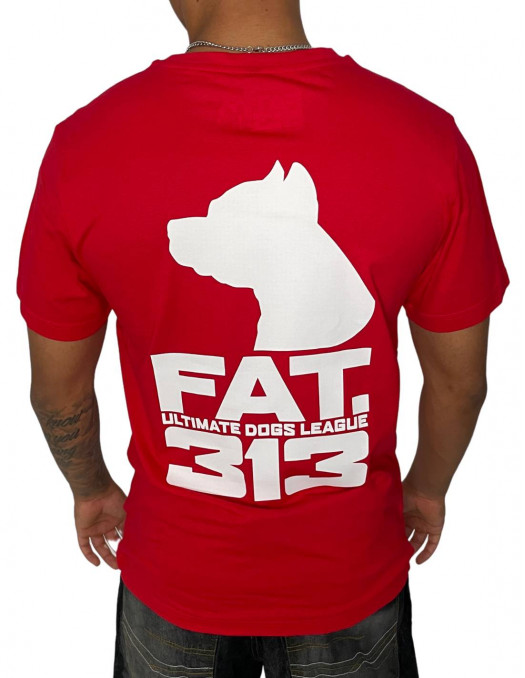 Fatcap Ultimate League T-Shirt Red by FAT313