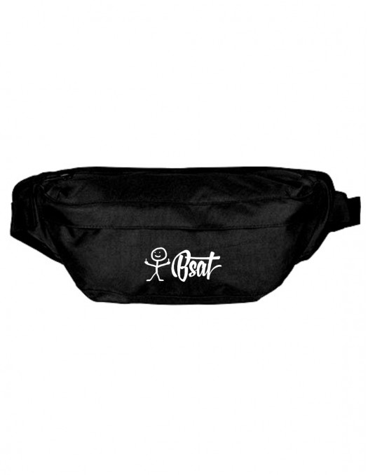 BSAT Stickman Shoulder Bag Black