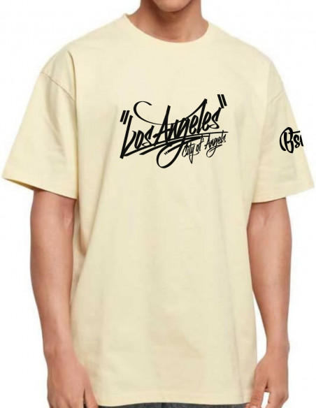 BSAT Urban T-Shirt Los Angeles Dusty Yellow