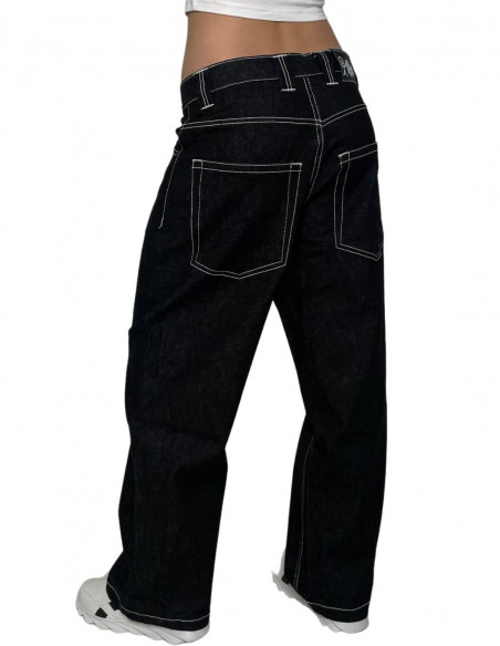 Stickman The F*ck Denim Jeans Black Baggy by BSAT