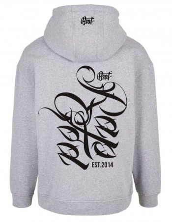 RAP GOD Hoodie GreyNBlack by BSAT