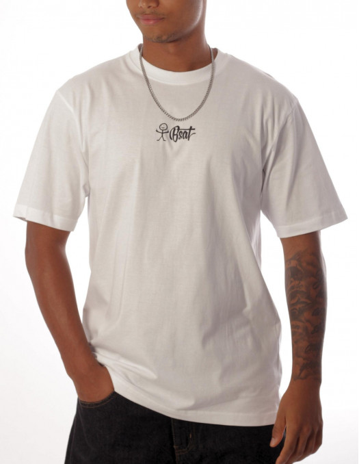 BSAT Stickman Logo T-Shirt White
