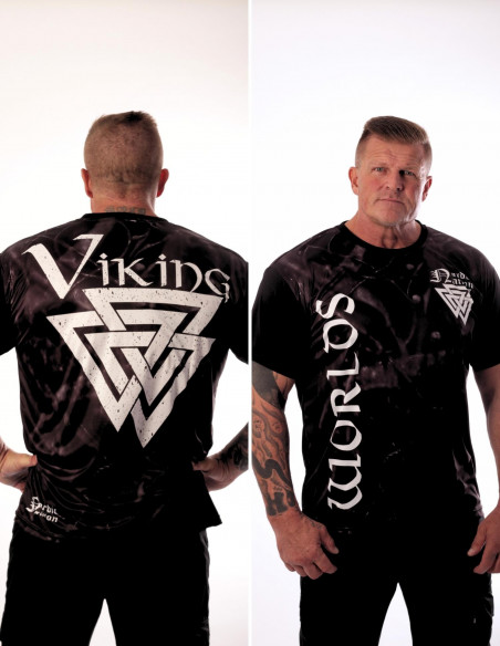World of Nordic Worlds T-Shirt Viking Valknut