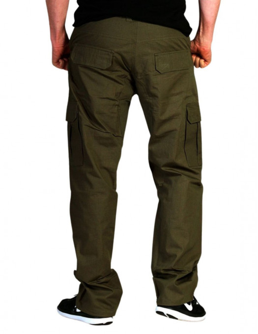 BSAT Regular Fit Combat Cargo Pants Dark Olive