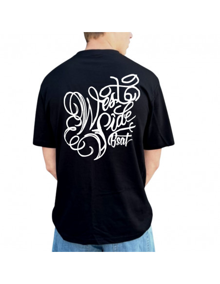 BSAT Westside T-Shirt Black Organic Cotton