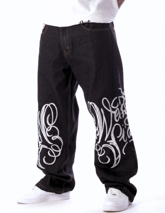 BSAT Westside Embroidered Baggy Jeans *LEGACY EDITION*