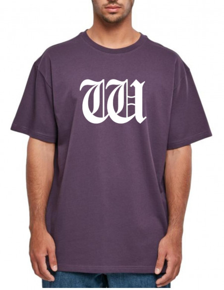 BSAT Westside Baggy T-Shirt Purple Night