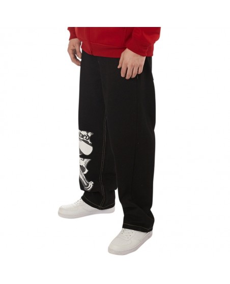 Criminal Minded Svart Baggy Jeans