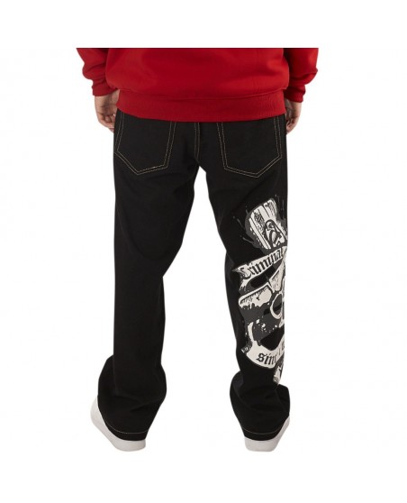 Criminal Minded Black Baggy Jeans