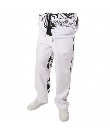 Townz Baggy Pants Skull white