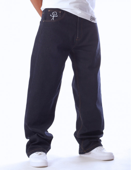 BSAT Stickman Baggy Jeans The Finger...