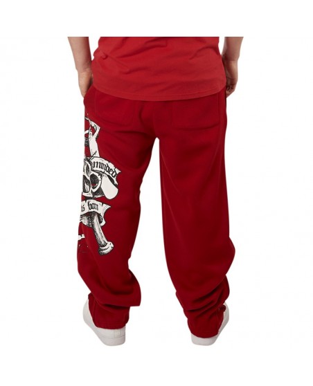 Criminal Minded Röd Sweat Pants