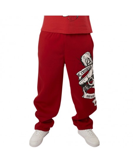 Criminal Minded Red Sweat Pants
