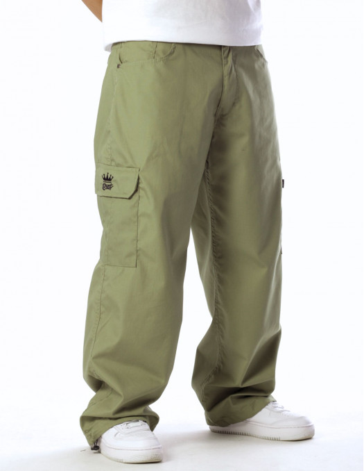 BSAT Baggy Combat Cargo Pants Medium Green Baggy Fit