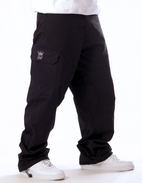 CPH X Baggy Cargo Pants Black by BSAT