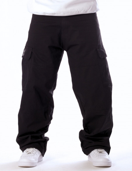 Baggy Cargo Pants - Black