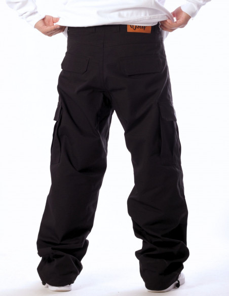 CPH X Baggy Cargo Pants Black by BSAT