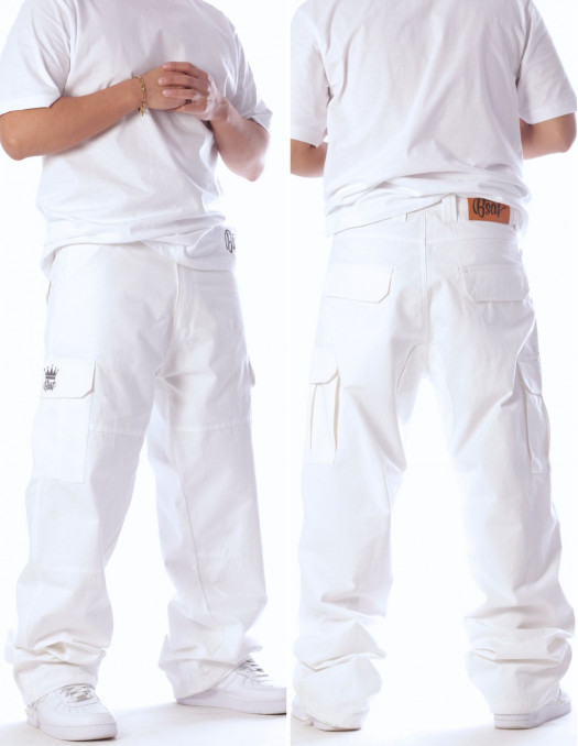 CPH X-Baggy Cargo Pants White