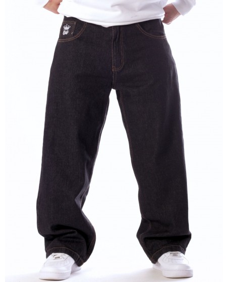BSAT Good Times Sad Times Baggy Jeans Raw Black Limited Edition