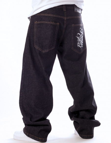 RAP GOD Baggy Jeans Black by BSAT
