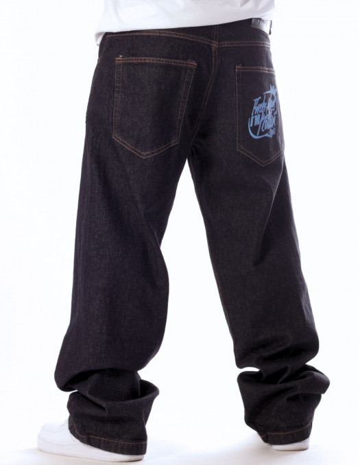 BSAT I'm Rollin Baggy Jeans Black